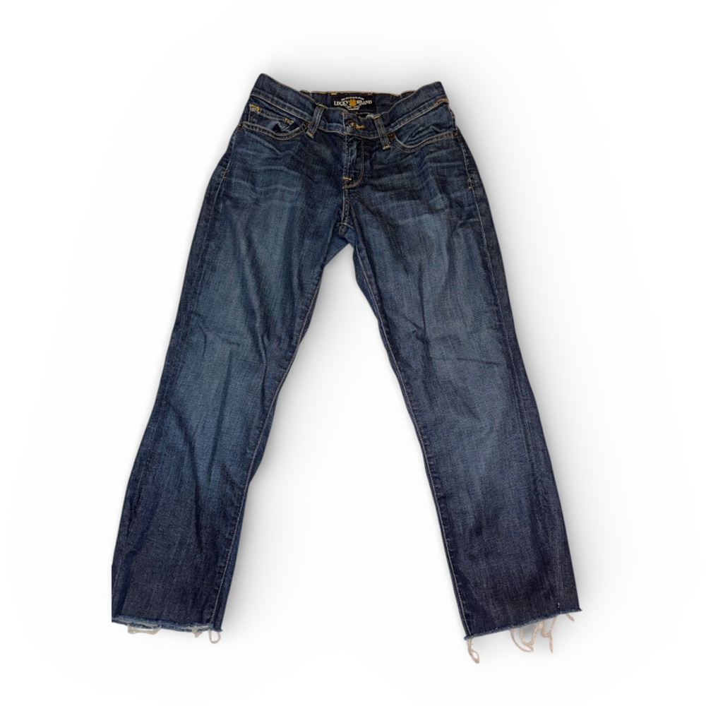 Lucky Brand Dark Blue Straight Leg Jeans - Picture 3 of 5